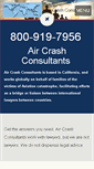 Mobile Screenshot of aircrashconsultants.com
